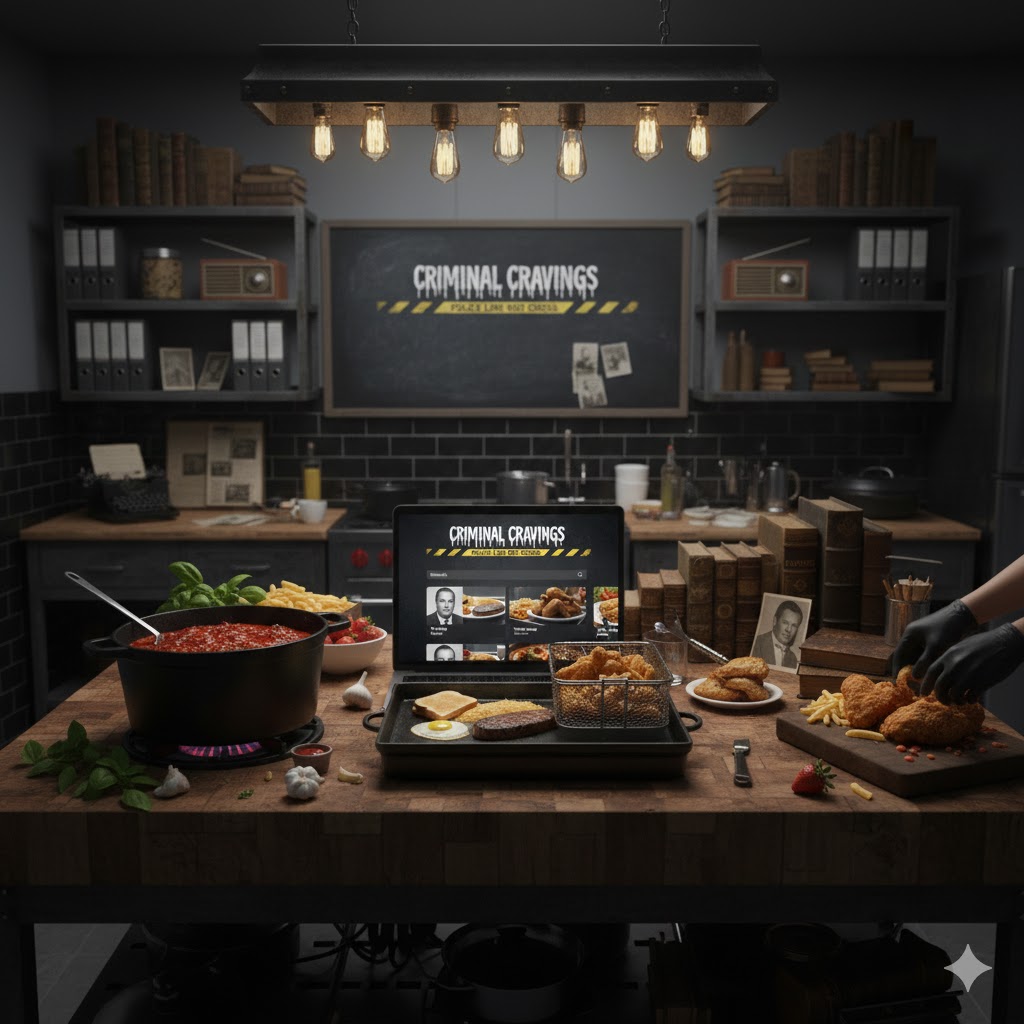 Criminal Cravings Kitchen Setup